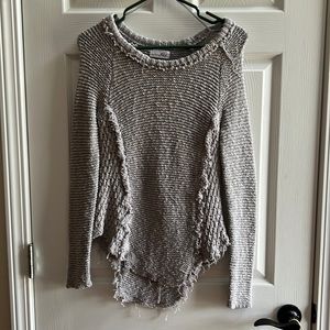 Distressed sweater